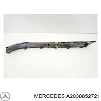 Listón embellecedor/protector, parachoques trasero izquierdo MERCEDES A2038852721