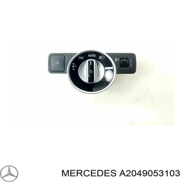 Interruptor de luces en el tablero A2049053103 Mercedes