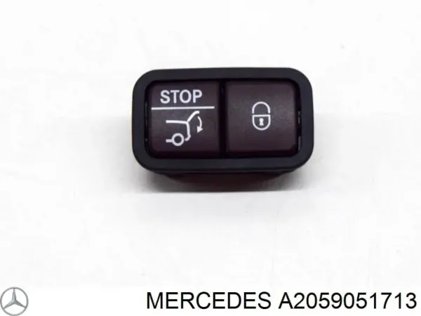 Botón interior de apertura de maletero A2059051713 Mercedes