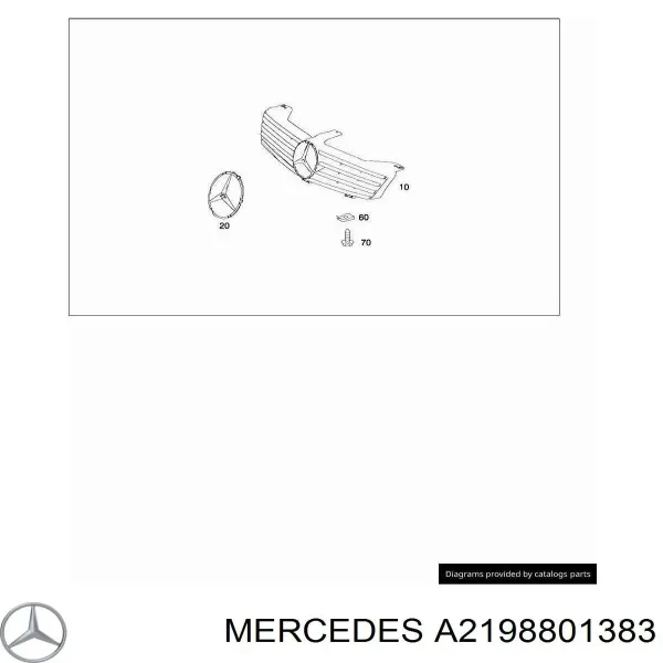Parrilla Mercedes CLS C219
