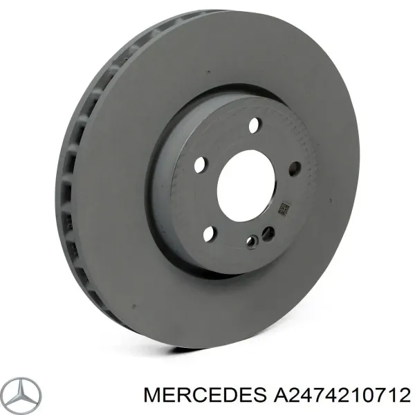Disco de freno A2474210712 Mercedes