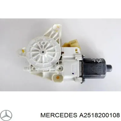 Motor eléctrico, elevalunas, puerta trasera izquierda MERCEDES A2518200108