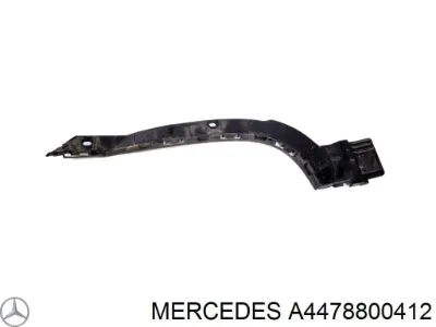 Guía izquierda del parachoques trasero MERCEDES A4478800412