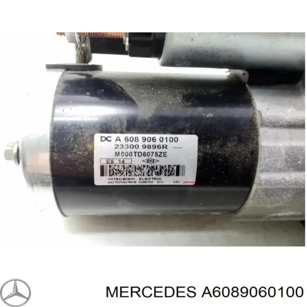 Motor de arranque A6089060100 Mercedes