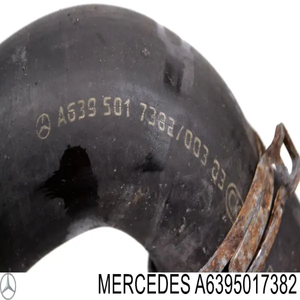Manguera superior del radiador A6395017382 Mercedes