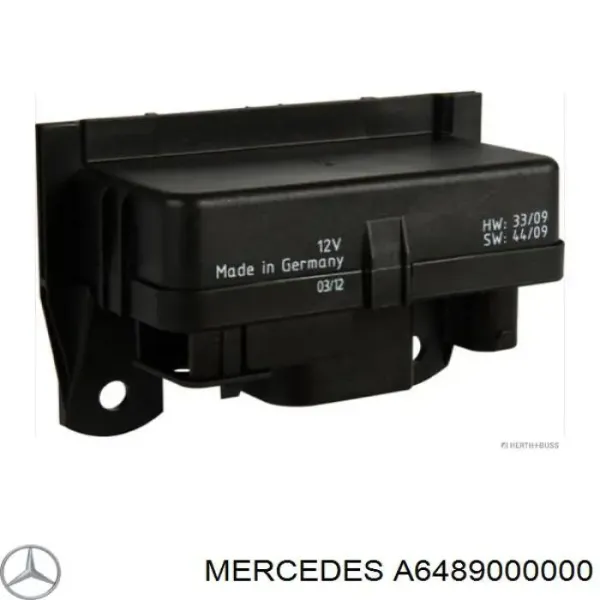 Relé de los calentadores A6489000000 Mercedes
