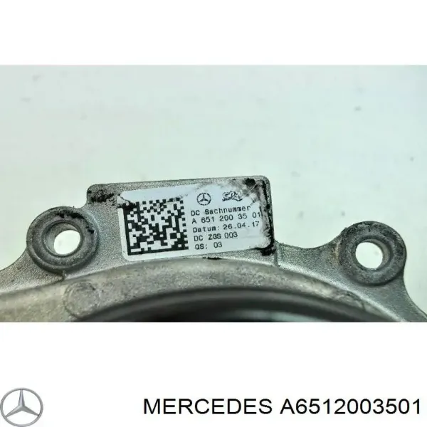 Bomba de agua A6512003501 Mercedes