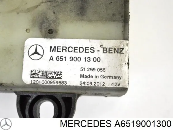Relé de los calentadores A6519001300 Mercedes