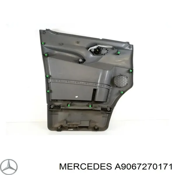 Guarnecido interior de puerta delantera derecha A9067270171 VAG