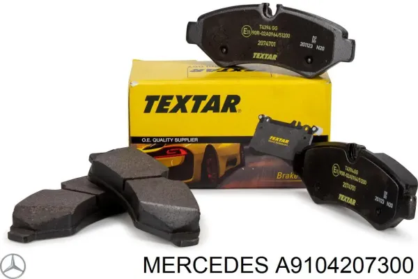 Pastillas de freno traseras A9104207300 Mercedes