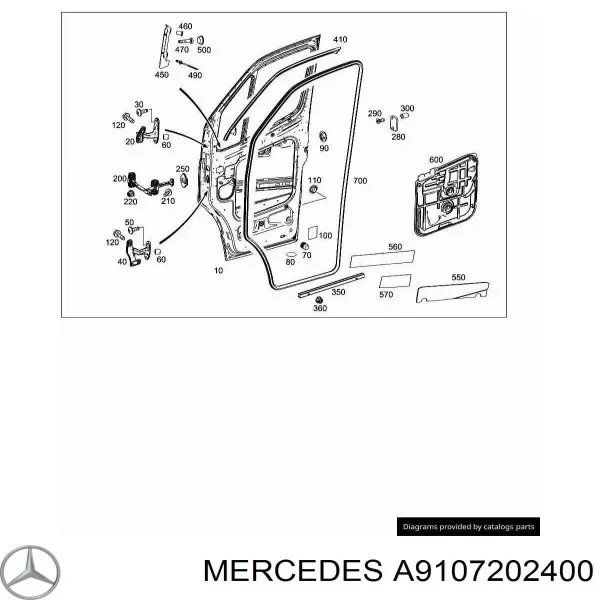 Puerta delantera izquierda Mercedes Sprinter III 3,5-t