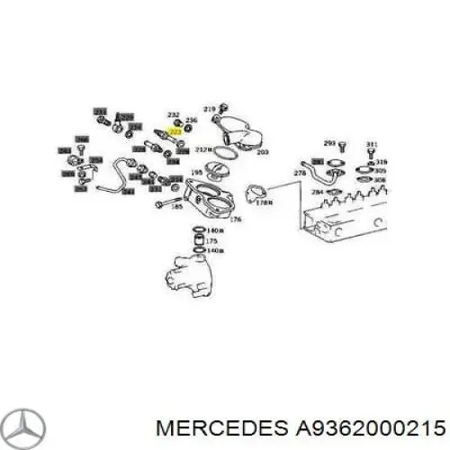 Termostato A9362000215 Mercedes