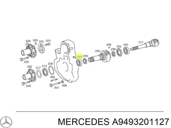 Soporte de resorte de la suspensión delantera A9493201127 Mercedes