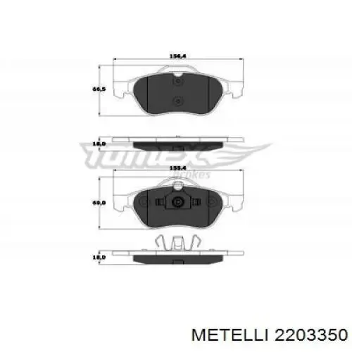 Pastillas de freno delanteras Renault Laguna 2 BG0, BG1
