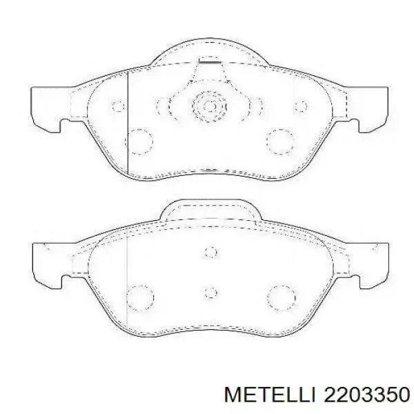 Pastillas de freno delanteras Renault Laguna 2 BG0, BG1