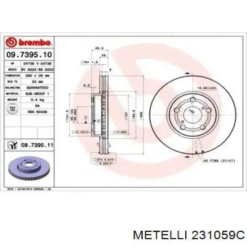 Freno de disco delantero Toyota Celica T16