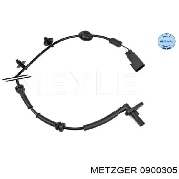 Sensor ABS delantero 6PU012806621 HELLA