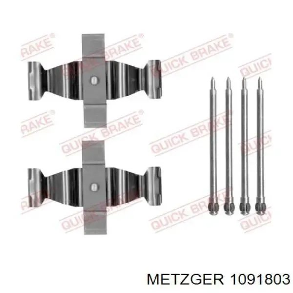 Juego de reparación de frenos delanteros H1116K Power Stop