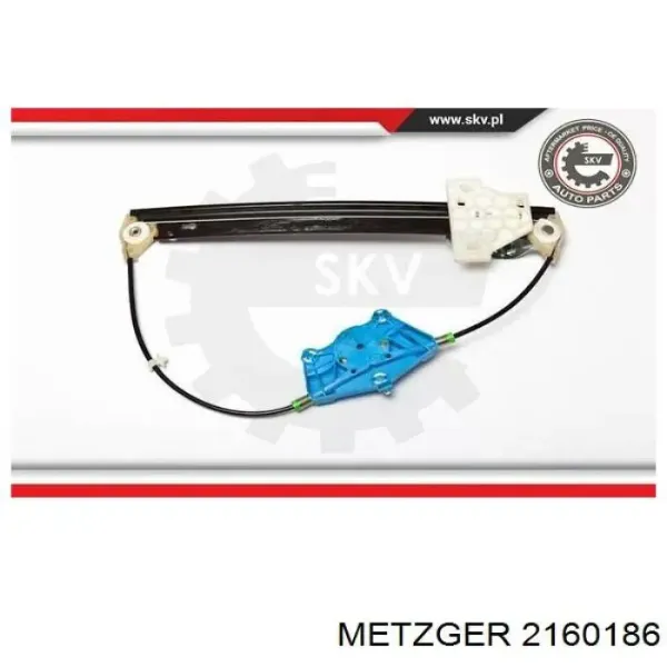 Mecanismo de elevalunas de la puerta trasera izquierda AC969 Magneti Marelli
