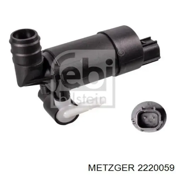 Bomba-motor de limpiaparabrisas delantero/trasero 80070004 Profit