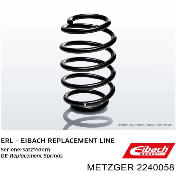 Muelle de suspensión eje delantero Audi A4 8D2