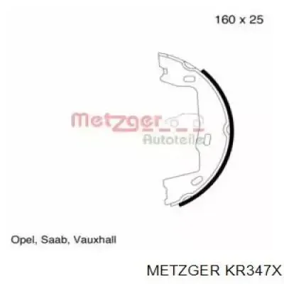 Juego de zapatas de frenos, freno de estacionamiento Opel Astra 51, 52, F35, M35