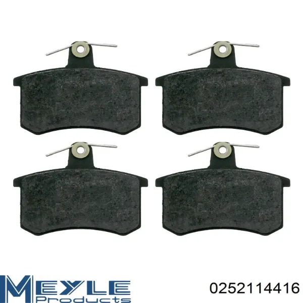 Pastillas de freno traseras RM1276 Goodrem
