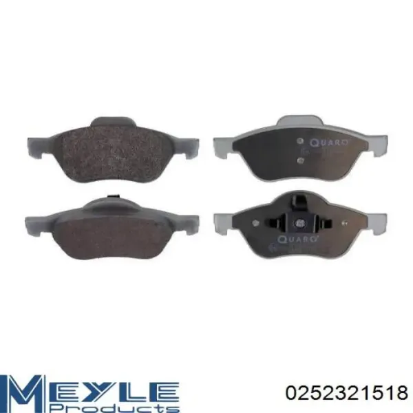 Pastillas de freno delanteras Renault Laguna 2 BG0, BG1