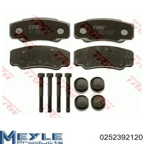 Pastillas de freno traseras FD6897V Necto