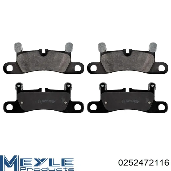 Pastillas de freno traseras FD7556A Necto