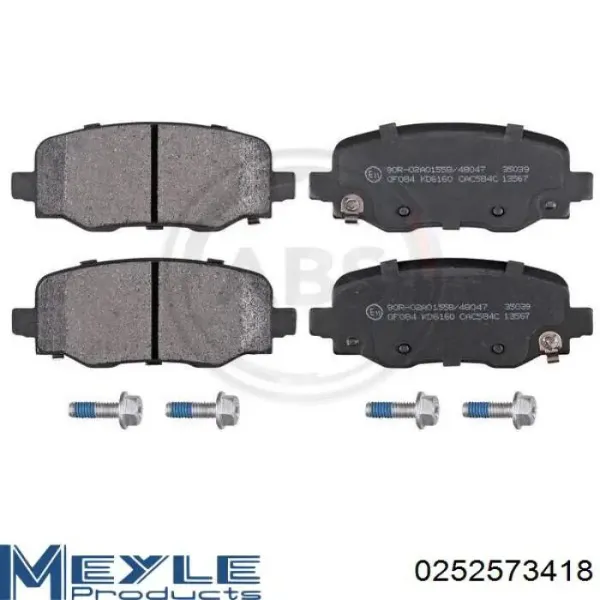Pastillas de freno traseras 231734 Power Stop