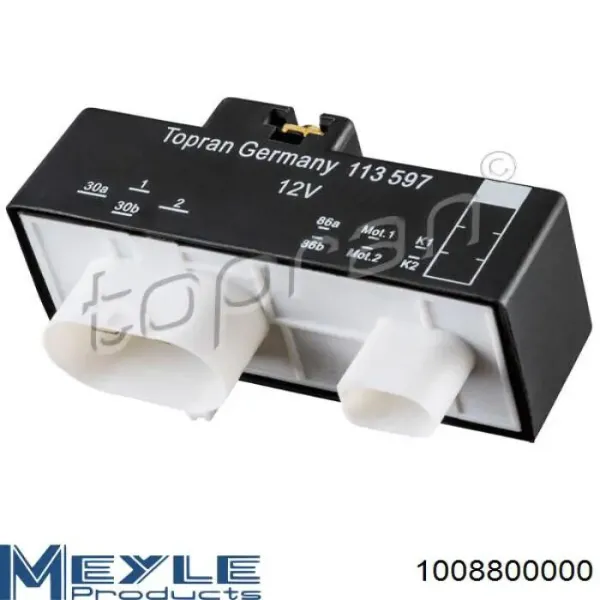 Regulador de velocidad del ventilador de refrigeración (unidad de control) 917170 Metzger