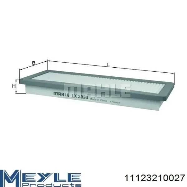 Filtro de aire MD8718 Alco