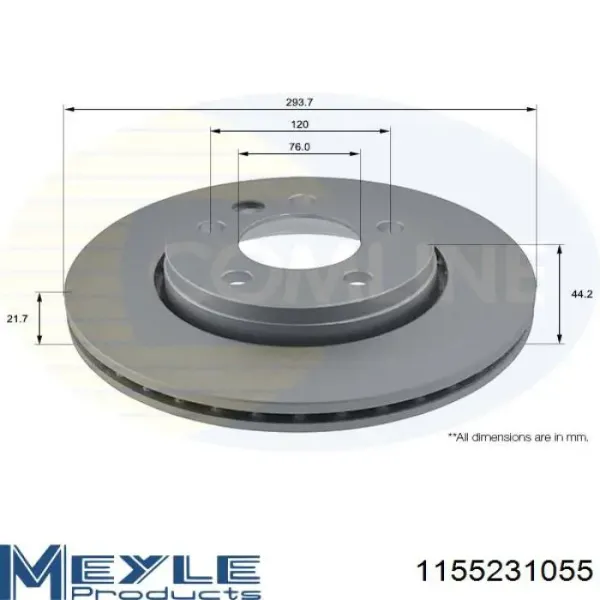 Disco de freno trasero Volkswagen Transporter 7HB, 7HJ, 7EB, 7EJ