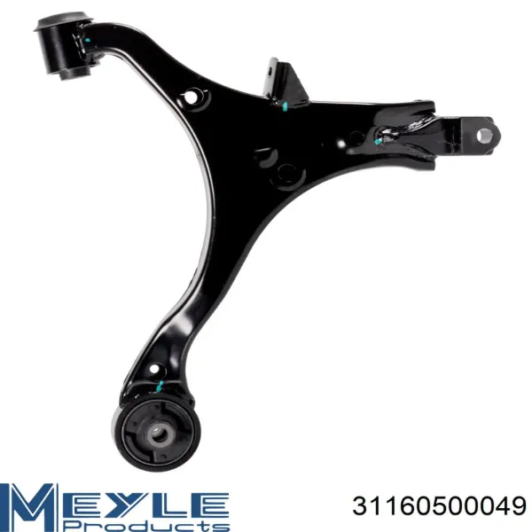 Brazo inferior derecho de la suspensión delantera 387638 Polcar