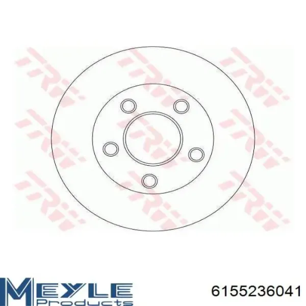 Disco de freno trasero Renault Trafic 2 FL