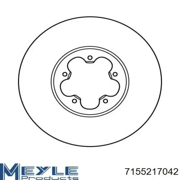 Disco de freno delantero BDA236920 Open Parts