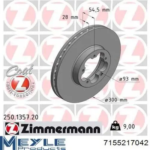 Freno de disco delantero Open Parts BDA236920 precio, desde