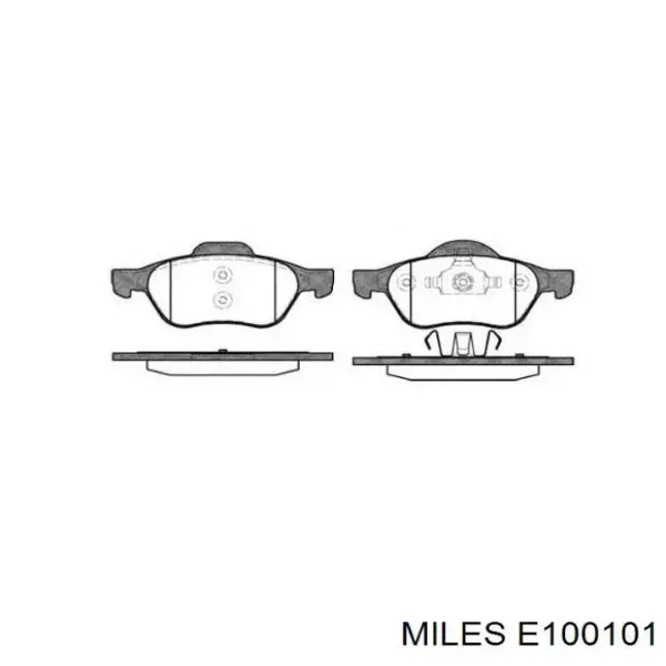 Pastillas de freno delanteras Renault Laguna 2 BG0, BG1