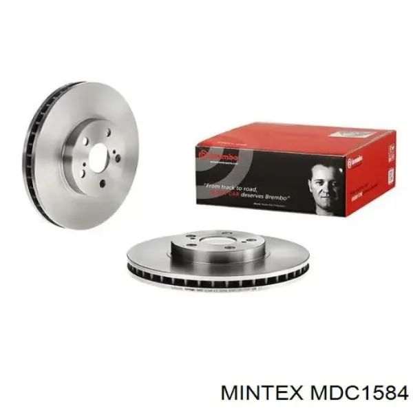 Freno de disco delantero Toyota Celica T16