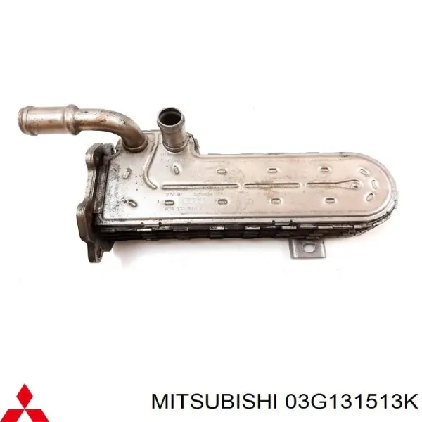 Enfriador de recirculación de gases de escape EGR 03G131513K VAG