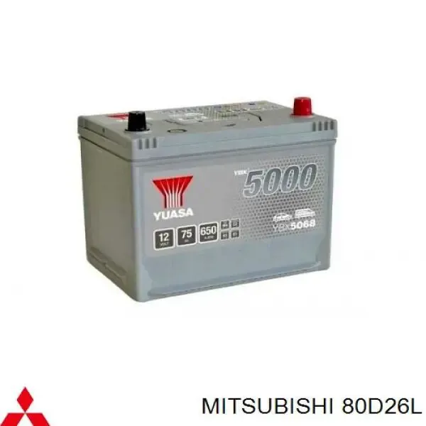 Batería 80D26L Mitsubishi