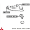 Brazo superior izquierdo de la suspensión delantera Mitsubishi L 300 P0W, P1W, P2W
