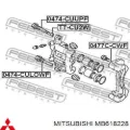 Pasador guía superior de la pinza de freno delantera Mitsubishi Lancer CX_A