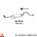 Silenciador central Mitsubishi Pajero V2W, V4W