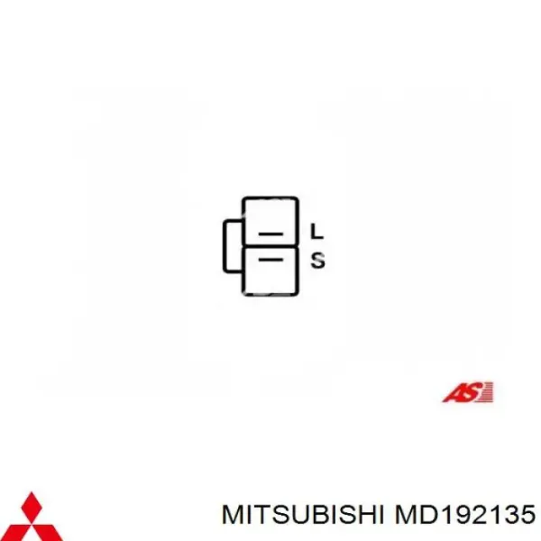 Alternador MD192135 Mitsubishi