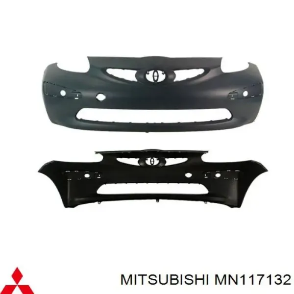 Paragolpes MN117131 Mitsubishi