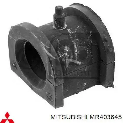 Buje de barra estabilizadora delantera MR403645 Mitsubishi
