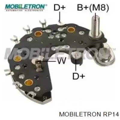 Puente de diodos, alternador 574402 Peugeot/Citroen