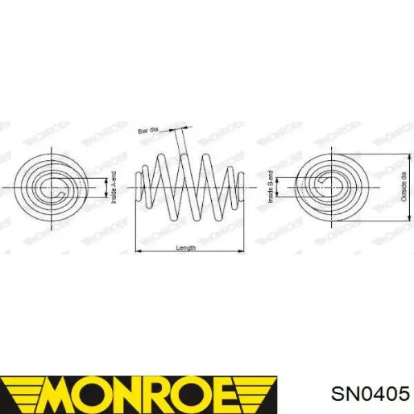 Muelle SN0405 Monroe